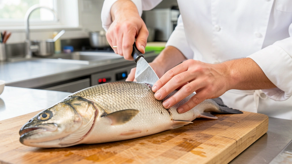 Cómo desescamar un pescado paso a paso con desescamador